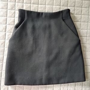 &Other Stories High Rise Mini Skirt Black Size 2